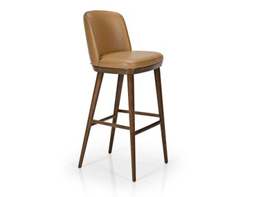 High leather stool AMARA More Contract