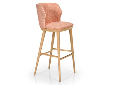 High fabric stool with back ARIELLA More Contract