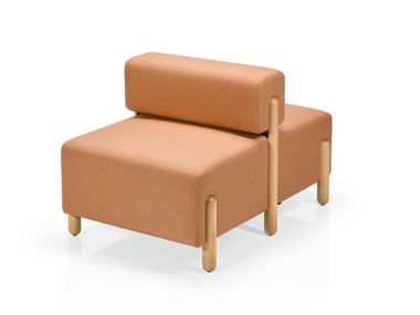 Double-sided fabric sofa INDIE More Contract