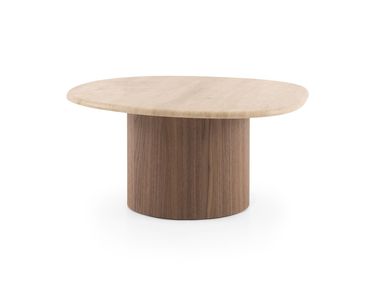 Wooden coffee table with marble top ONDEA Morica Design