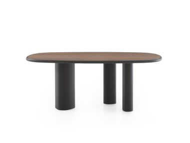 Dining table with rounded top SEQUOIA LIGHT Morica Design