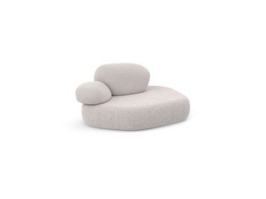 Fabric sofa PEBBLE RUBBLE Moroso