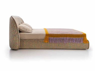 Bett aus Stoff mit Polsterkopfteil SEDONA Moroso
