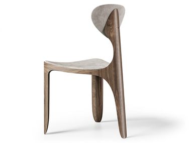 Sedia con seduta imbottita THINKER Mozea