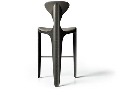 Sgabello con seduta imbottita THINKER Mozea