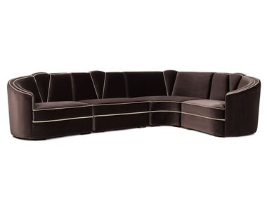 Sofá modular 4 lugares de veludo JOSEPHINE Munna