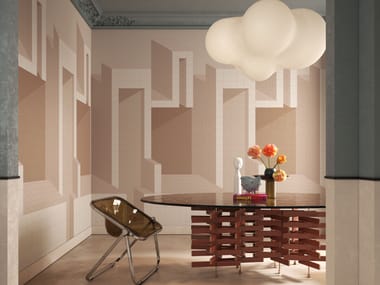 Carta da parati stampata in digitale effetto 3D ISO Murals Wallcoverings