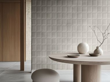 3D effect Digital printing wallpaper WAFFLE Murals Wallcoverings