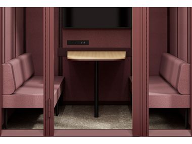 MODULAR MEET 2x2,5 Acoustic office pod By Mute