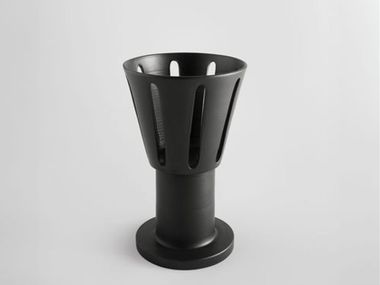 Vaso fatto a mano in ceramica COPPIE DI FATTO - NERO B Mutina