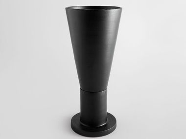 Vaso fatto a mano in ceramica COPPIE DI FATTO - NERO F Mutina