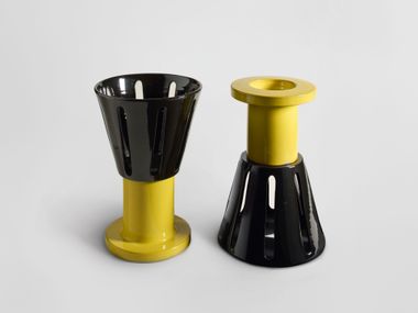 Florero hecha a mano de cerámica COPPIE DI FATTO - B Mutina