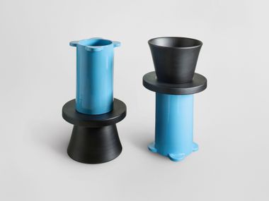 Vaso fatto a mano in ceramica COPPIE DI FATTO - G Mutina