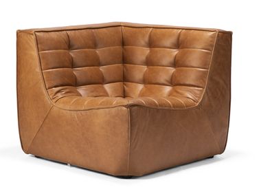 Corner leather armchair N701 Ethnicraft