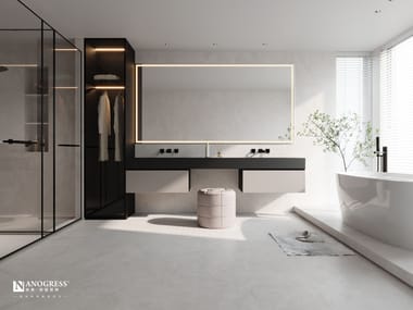 NANOGRESS, ANCONA Pavimento/rivestimento in gres porcellanato effetto marmo