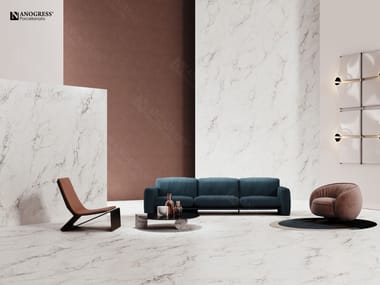 NANOGRESS, CANINO Pavimento/rivestimento in gres porcellanato effetto marmo