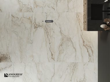 NANOGRESS, FIUME Pavimento/rivestimento in gres porcellanato effetto marmo