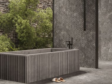 NANOGRESS, TIVOLI Pavimento/rivestimento in gres porcellanato effetto travertino