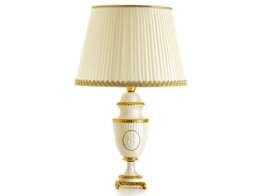 Handmade porcelain table lamp NAPOLEONE II VILLARI