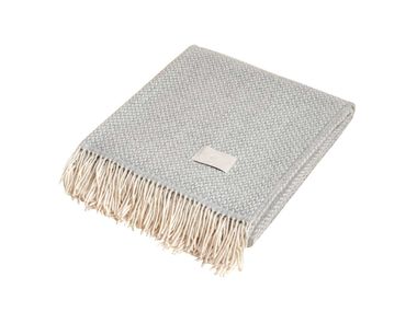 Solid-color wool throw CORK Nardini Forniture
