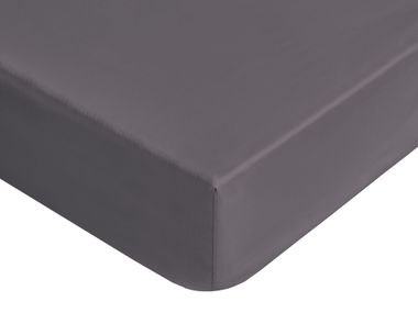 Plain-colored percale fitted sheet PHILO Nardini Forniture