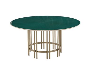 Round dining table with central base AZURA NDESIGN