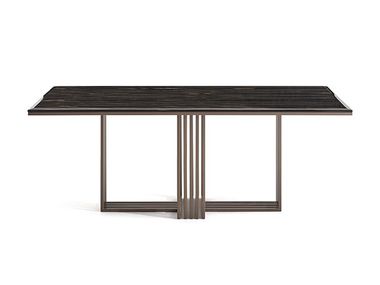 Rectangular dining table with central base MIRENA NDESIGN