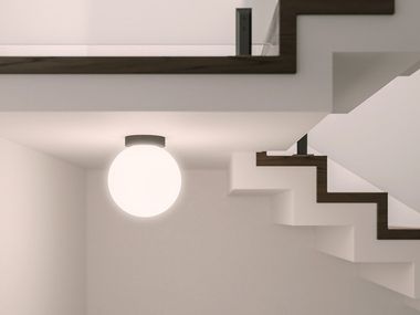 Lampada da soffitto dimmerabile in vetro soffiato ASTEROIDE NEMO