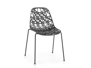 Sedia impilabile in polipropilene NETT R/4L Crassevig