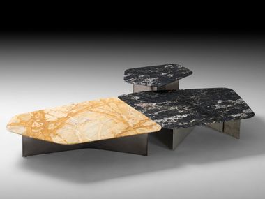 Marble coffee table ATOLLS NEUTRA