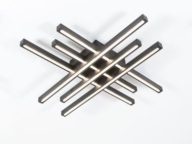 Lampada da soffitto a LED in legno massello EQUIE Next Level Design Studio