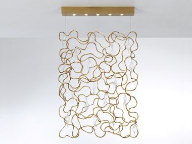 Luminária pendente feita à mão de bronze NIAGARA WHIRLPOOL SMALL Serip