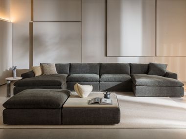 Modular fabric sofa JUNO NICOLINE