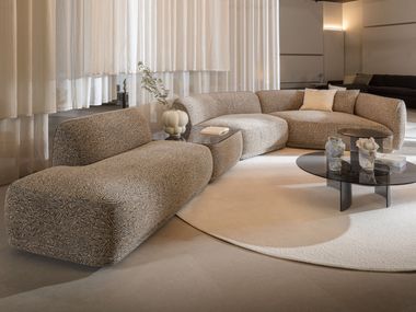 Modular fabric sofa NO-MAR NICOLINE