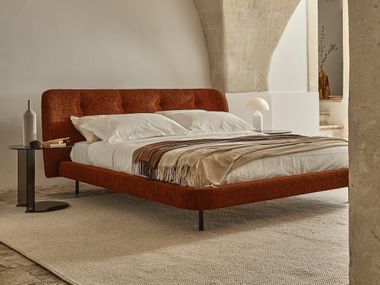 Doppelbett aus Stoff RUBICON NICOLINE