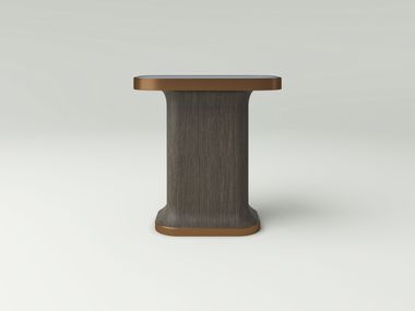 Oak  and porcelain drink table AGNES NITZAN HOME