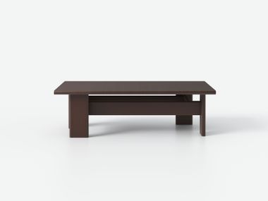 Low rectangular ash coffee table ARCHIPEN 4 NOOM