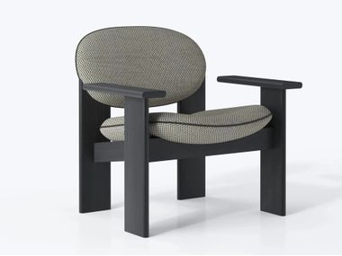 Fabric easy chair with armrests ARCHIPEN NOOM