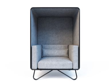 Akustik Sessel aus Stoff mit hoher Rückenlehne NOOOK 1 | Akustik Sessel Artu