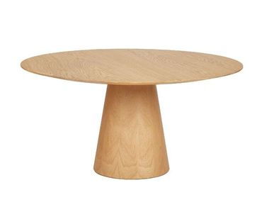 Round oak dining table INIA NORD ARIN