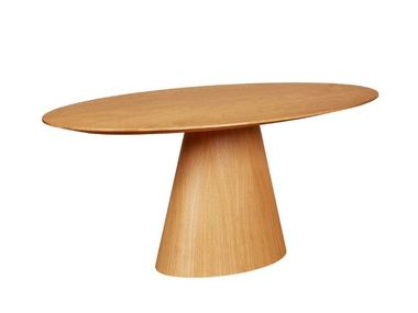Oval oak dining table INIA NORD ARIN