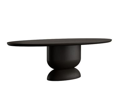 Oval oak dining table SILENCE NORD ARIN