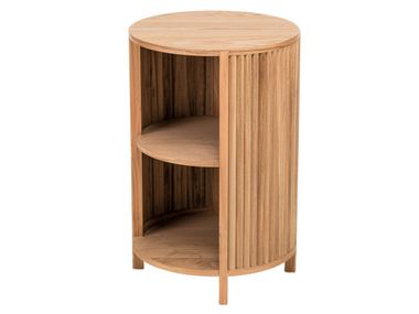 Comodino rotondo in legno massello ALTA NORDLYS