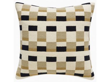 Cuscino in velluto di cotone beige OEKO-TEX® ANDOYA NORDLYS