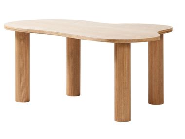 Solid wood central coffee table HONO NORDLYS