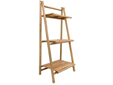 3-tier bamboo shelving unit with natural finish KENDARI NORDLYS