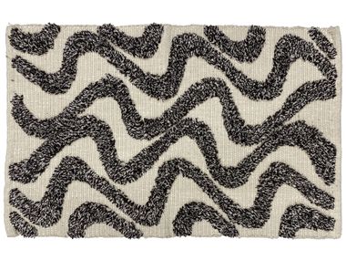 Rectangular cotton rug KOUVOLA NORDLYS