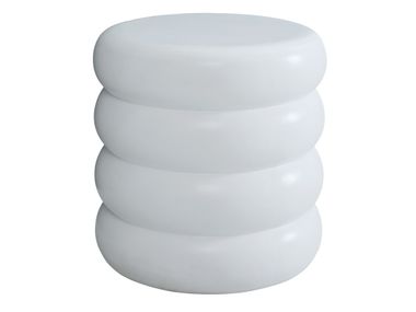 Indoor and outdoor side table in magnesite LOKKA NORDLYS
