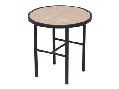 Side table in metal and rattan MIHARA NORDLYS