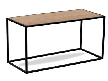 Living room table in wood and black metal MONROE NORDLYS